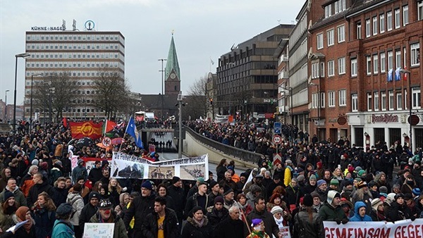 مظاهرات مناهضة لحزب البديل في ألمانيا