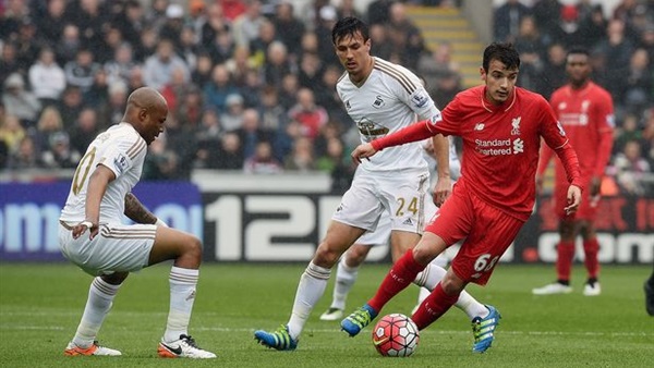 سوانزي سيتي يفوز علي ليفربول بنتيجة 3/ 1 سوانزي سيتي يفوز علي ليفربول بنتيجة 3/ 1