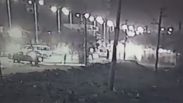 نشطاء يتداولون فيديو للحظات الأولى من حادث حلوان الإرهابى