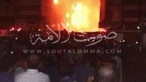 حريق العتبة يمتد لعقار رابع حريق العتبة يمتد لعقار رابع