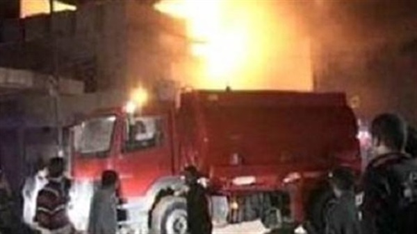 حريق هائل بمخزن وقود بمنزل في كفر الدوار حريق هائل بمخزن وقود بمنزل في كفر الدوار