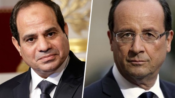 هولاند يتصل بالسيسى لتحديد ملابسات اختفاء الطائرة المصرية