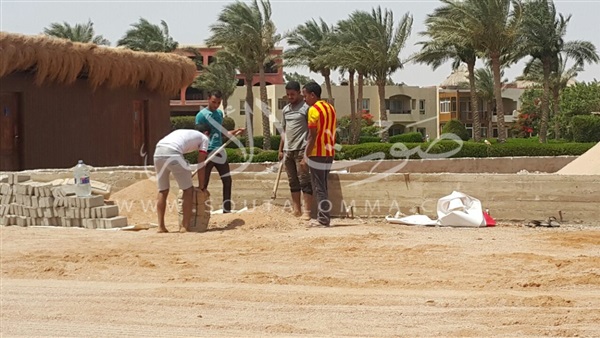 بالصور.. استعدادات ضخمة في شرم الشيخ لبطولة الكرة الشاطئية بالصور.. استعدادات ضخمة في شرم الشيخ لبطولة الكرة الشاطئية