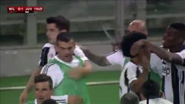 بالفيديو.. موراتا يحرز الهدف الأول ليوفنتوس أمام ميلان