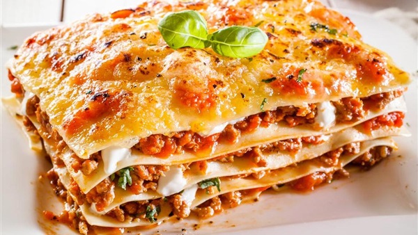 طريقة تحضير اللازانيا في فرن المايكروويف