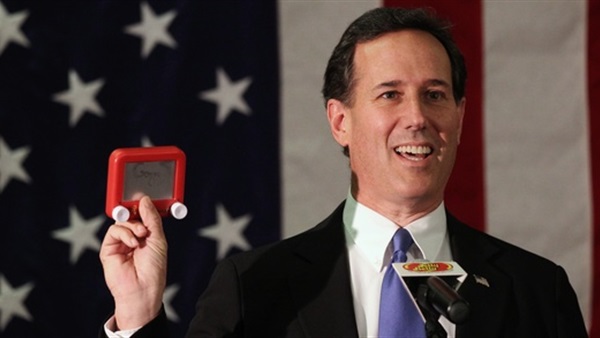 ريك سانتورم يعلن تأييده للمرشح الرئاسي الجمهوري دونالد ترامب