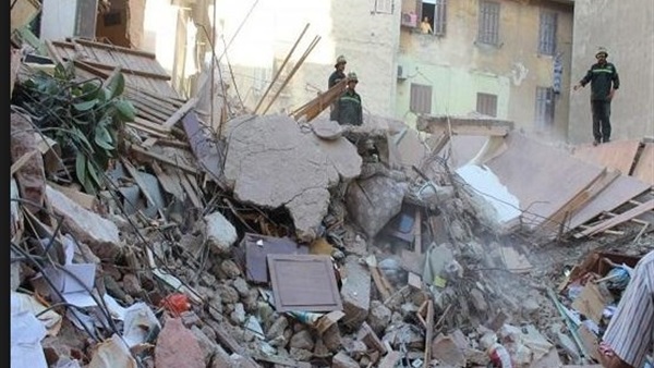 انهيار 3 عقارات بالأسكندرية دون إصابات