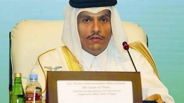 وزير الخارجية القطري يجتمع مع نظيره البريطاني