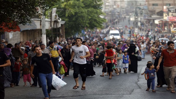 مركز حقوقي: الاحتلال شرد آلاف المدنيين في غزة