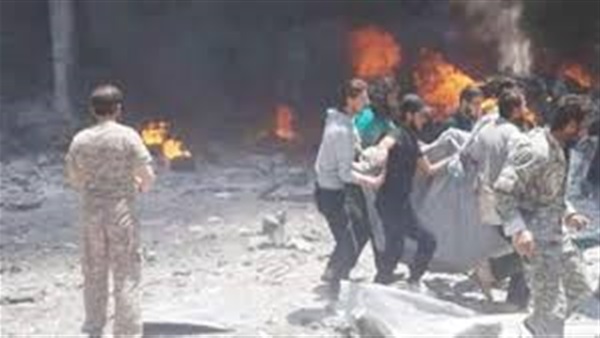 المرصد السوري: مقتل 12 شخصًا في قصف للطائرات الحربية على إدلب المرصد السوري: مقتل 12 شخصًا في قصف للطائرات الحربية على إدلب