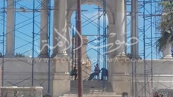 بالصور.. القوات البحرية بالإسكندرية تبدأ تطوير النصب التذكاري بالمنشية بالصور.. القوات البحرية بالإسكندرية تبدأ تطوير النصب التذكاري بالمنشية