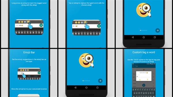 تطبيق Emojifi لإرسال الإيموجي مع كلمات دلالية على أجهزة أندرويد