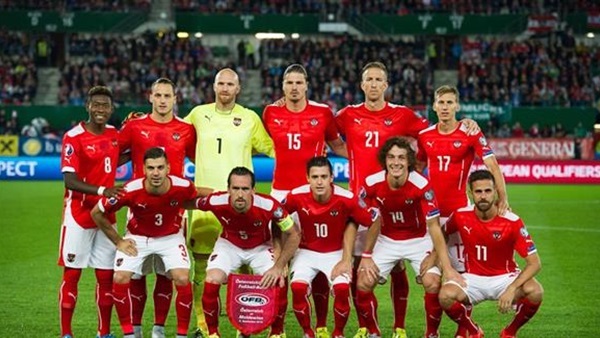 يورو 2016.. التشكيلة الرسمية للنمسا أمام البرتغال يورو 2016.. التشكيلة الرسمية للنمسا أمام البرتغال