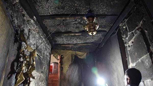 الحماية المدنية:حريق كنيسة مار مينا نشب في مخزن للأثاث تابع لها