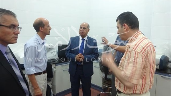 بالصور.. رئيس جامعة كفر الشيخ يستقبل مشرف معهد الليزر بجامعة بنى سويف