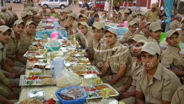 بالصور..أمن كفر الشيخ يُنًظم إفطاراً جماعياً للمجندين بحضور مساعد الوزير والمحافظ