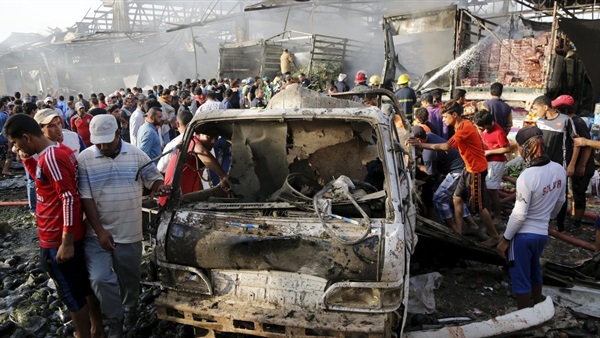 119 قتيلا على الأقل في اعتداء تبناه تنظيم داعش ببغداد 119 قتيلا على الأقل في اعتداء تبناه تنظيم داعش ببغداد