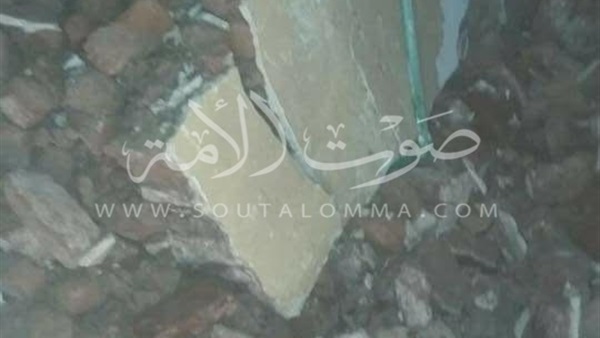 بالصور.. انهيار منزل في طنطا