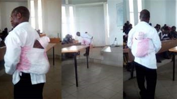 بالصورة..اشهر مدرس على الأنترنت بسبب طفل 
