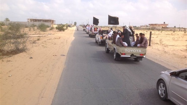 مقتل 4 مسلحين فى استهداف مجموعة إرهابية جنوب الشيخ زويد مقتل 4 مسلحين فى استهداف مجموعة إرهابية جنوب الشيخ زويد