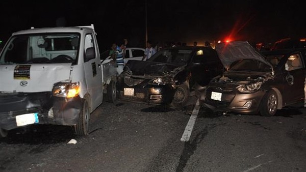 إصابة 10 أشخاص في حادثي تصادم بكفر الشيخ