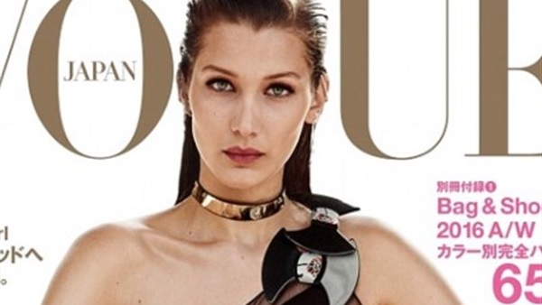 بيلا حديد تتصدر غلاف مجلة VOGUE