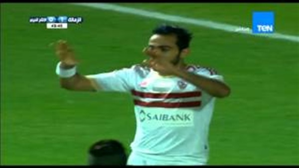 الزمالك يحرز الهدف الثاني وفتح الله يقلص الفارق ويرفض الاحتفال 
