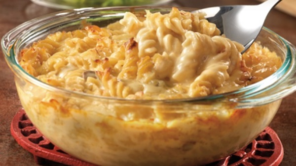 طريقة عمل مكرونة بصوص الجبنة والأعشاب