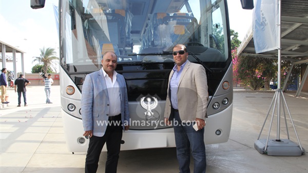 بالصورة..المصرى يُعاين الأتوبيس الجديد بالصورة..المصرى يُعاين الأتوبيس الجديد