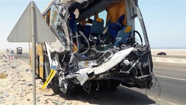 ننشر أول صور لضحايا حادث «أتوبيس النقل العام» بالغردقة