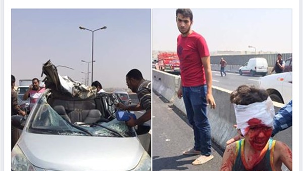 بالصور..استغاثات عاجله للوصول لأهل طفل فقد والدته في حادث على المحور بالصور..استغاثات عاجله للوصول لأهل طفل فقد والدته في حادث على المحور