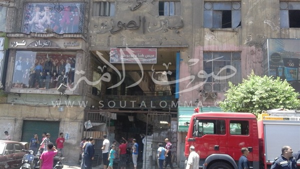 ننشر أول صور لحريق بباب الشعرية ننشر أول صور لحريق بباب الشعرية
