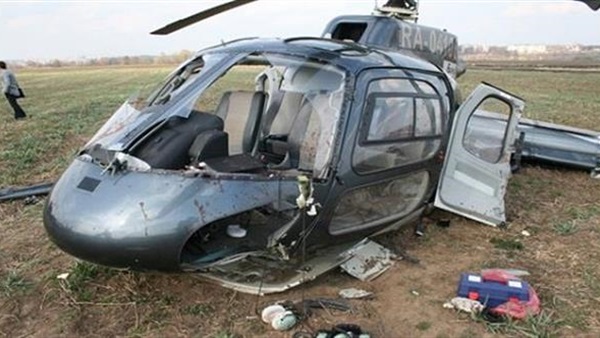 مقتل شخصين جراء تحطم مروحية في روسيا مقتل شخصين جراء تحطم مروحية في روسيا