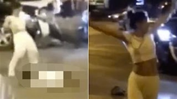 بالفيديو.. رقصة جريئة من امرأة على جثة رجل دهسته بسيارتها