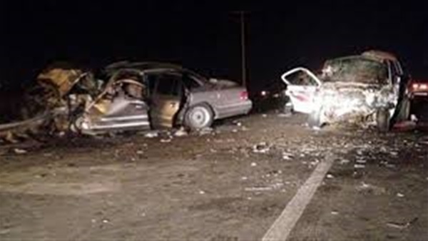 بالأسماء.. ضحايا حادث تصادم مركبتين بصحراوي المنيا بالأسماء.. ضحايا حادث تصادم مركبتين بصحراوي المنيا