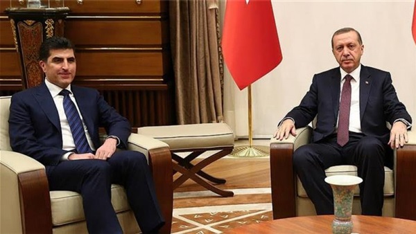 أردوغان يبحث مع بارزاني الأوضاع في المنطقة أردوغان يبحث مع بارزاني الأوضاع في المنطقة