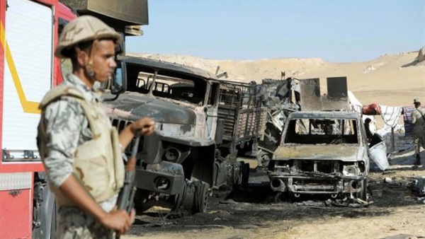 تفجير عبوتين ناسفتين وضبط 16 مشتبها بهم بشمال سيناء تفجير عبوتين ناسفتين وضبط 16 مشتبها بهم بشمال سيناء