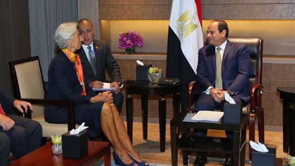 بالصور..ننشر تفاصيل لقاء السيسي مع مدير عام صندوق النقد الدولي بالصور..ننشر تفاصيل لقاء السيسي مع مدير عام صندوق النقد الدولي