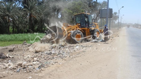 بالصور.. رفع 4630 طن مخلفات من الميادين والشوارع ببني سويف 