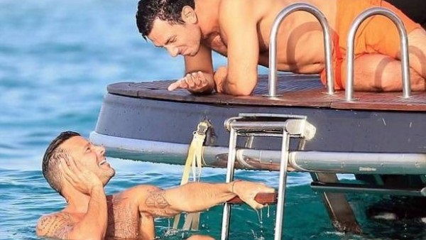 بالصور.. أول ظهور لـ«ريكى مارتن» مع «حبيبه السوري» على يخت