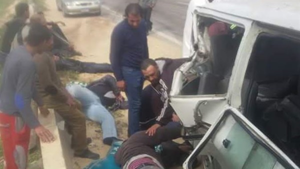 مصرع شخص وإصابة 4 آخرين فى حادث تصادم بكفر الشيخ مصرع شخص وإصابة 4 آخرين فى حادث تصادم بكفر الشيخ