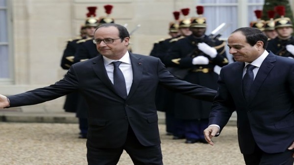 السيسي يشارك أولاند اجتماع دعم مشروعات الطاقة في إفريقيا