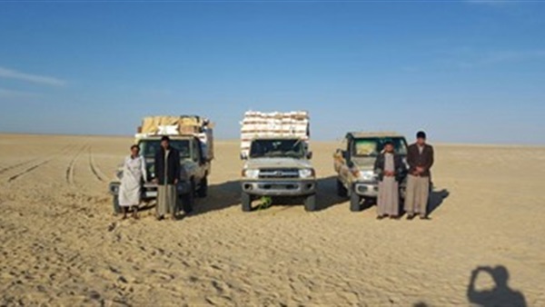 القوات الجوية تستهدف عملية تهريب عبر 15 سيارة بواحة سيوة