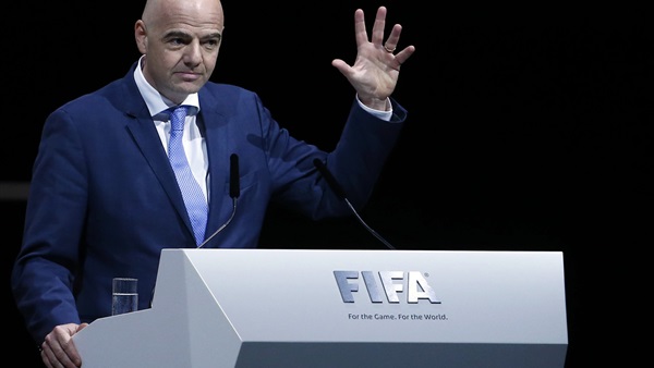  انفانتينو :زاد عدد المنتخبات المشاركة في بطولة كأس العالم إلى 40 منتخبًا 