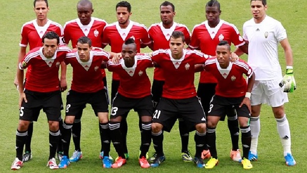 وصول منتخب ليبيا إلى مطار القاهرة بعد الهزيمة من الكونغو