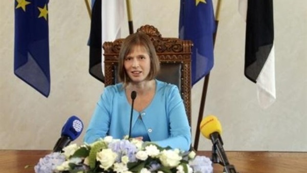 كريستي كالجولايد تؤدي اليمين الدستورية كأول رئيسة لإستونيا كريستي كالجولايد تؤدي اليمين الدستورية كأول رئيسة لإستونيا