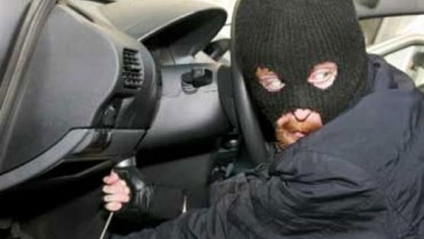سرقة سيارة شرطة تابعة للأحوال المدنية ببني سويف