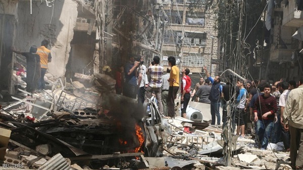 اشتباكات عنيفة في حلب بعد انتهاء الهدنة اشتباكات عنيفة في حلب بعد انتهاء الهدنة
