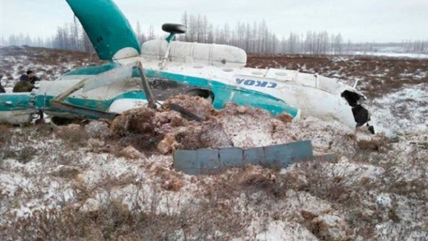 19 قتيلا جراء سقوط مروحية تقل عمال نفط شمالي روسيا