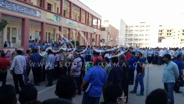 توقف الدراسة في بورسعيد الثانوية العسكرية اعتراضا على إهانة المحافظ لهم